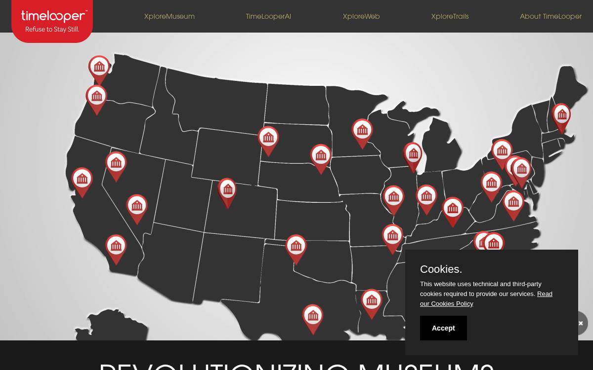 TimeLooper website preview