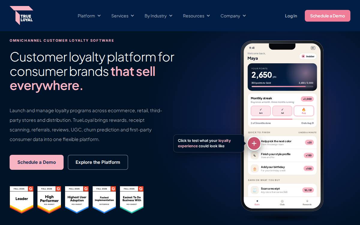 Tint , website preview