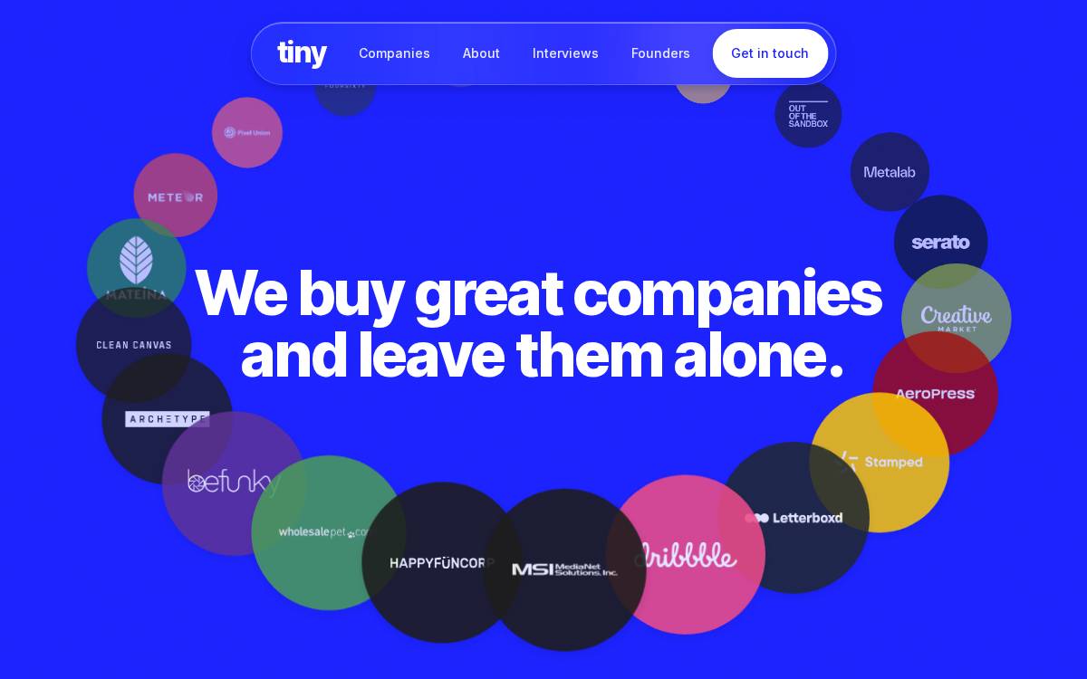 Tiny website preview