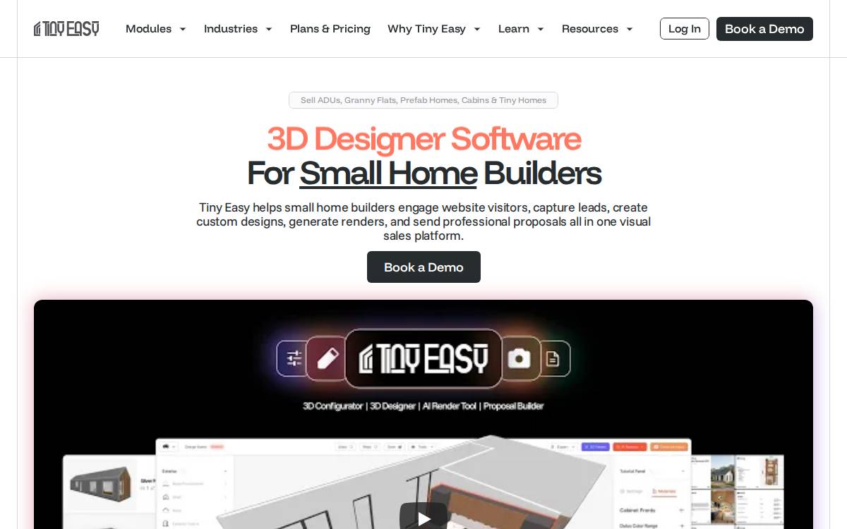 Tiny Easy website preview