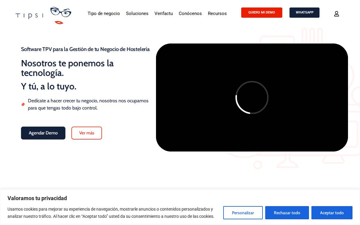 Tipsi website preview