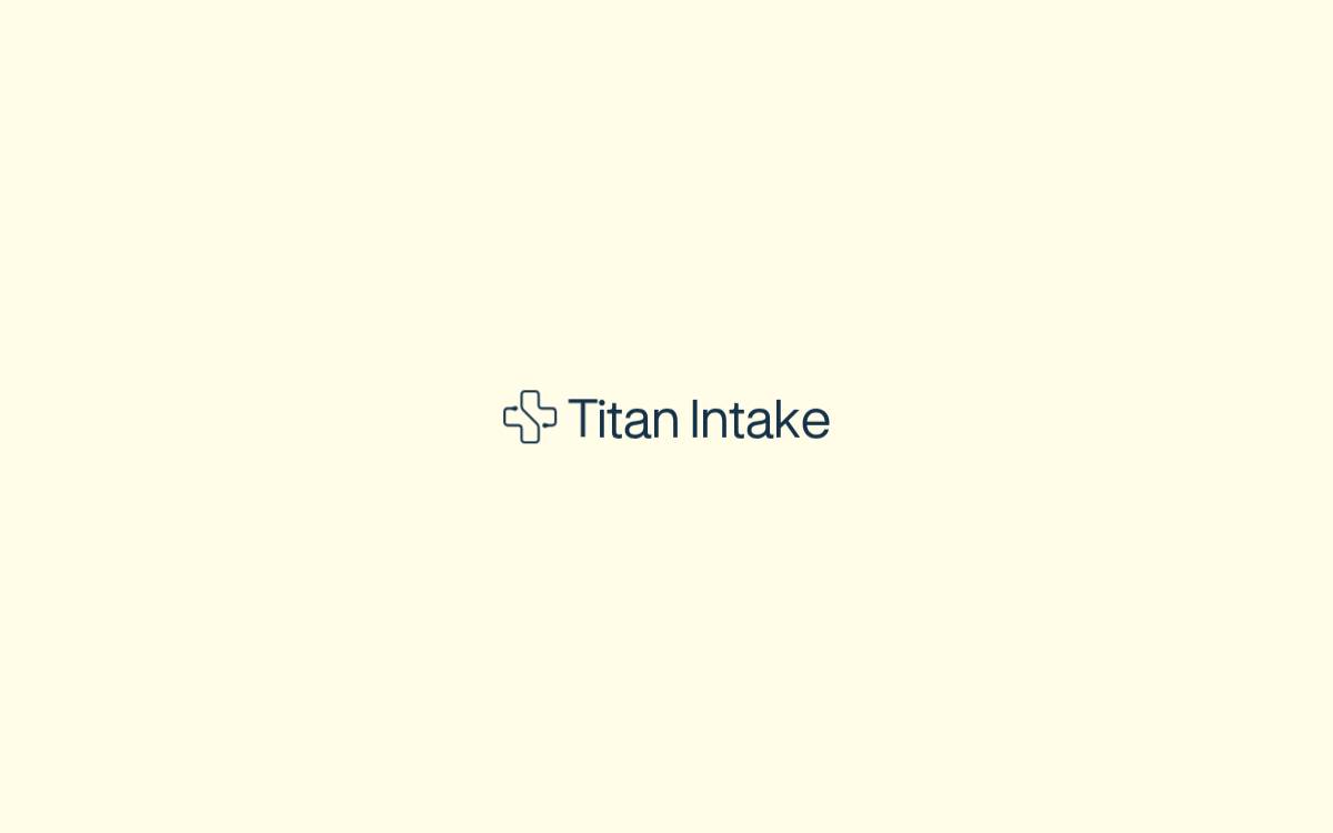 Titan Intake website preview