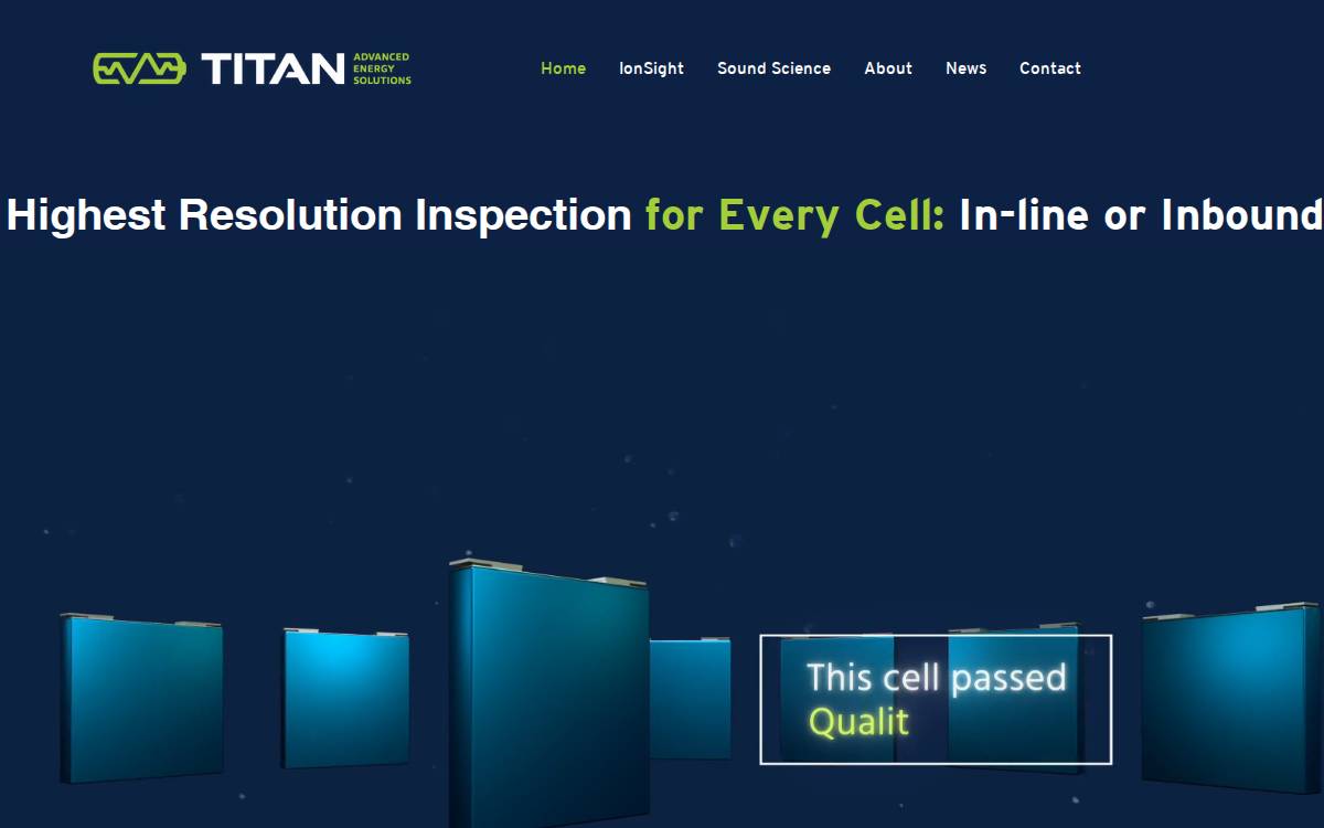 Titanaes website preview
