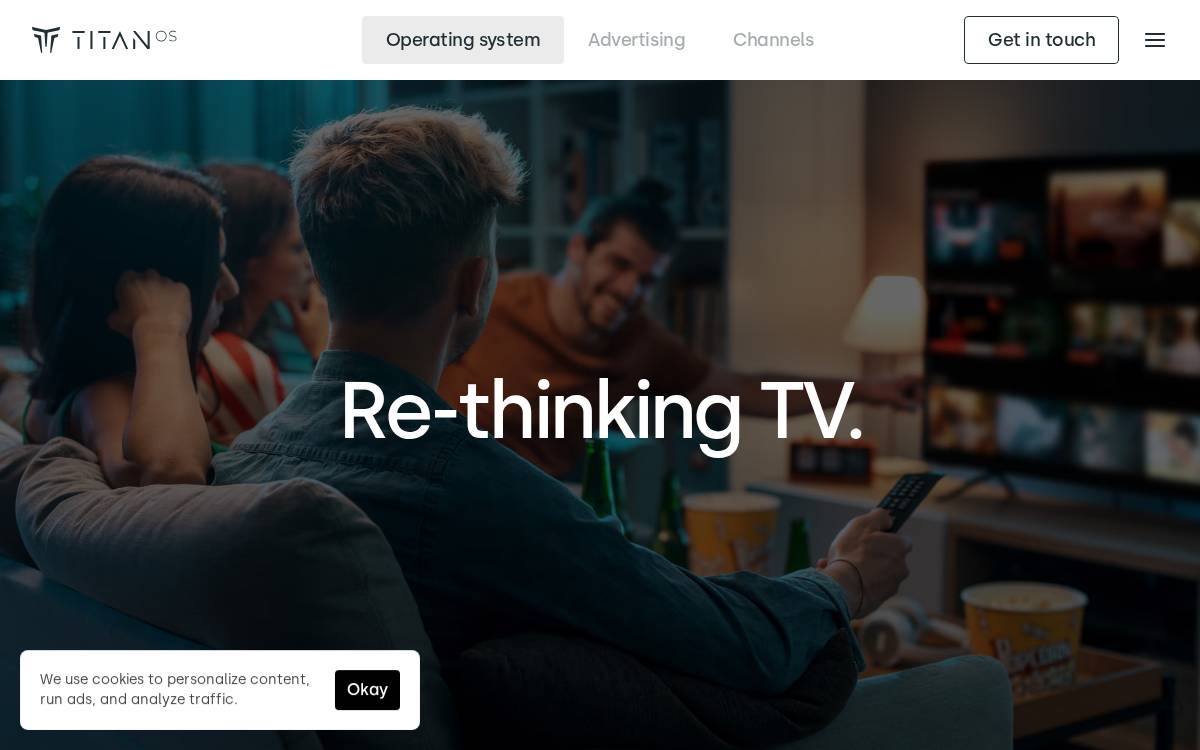 Titanos website preview