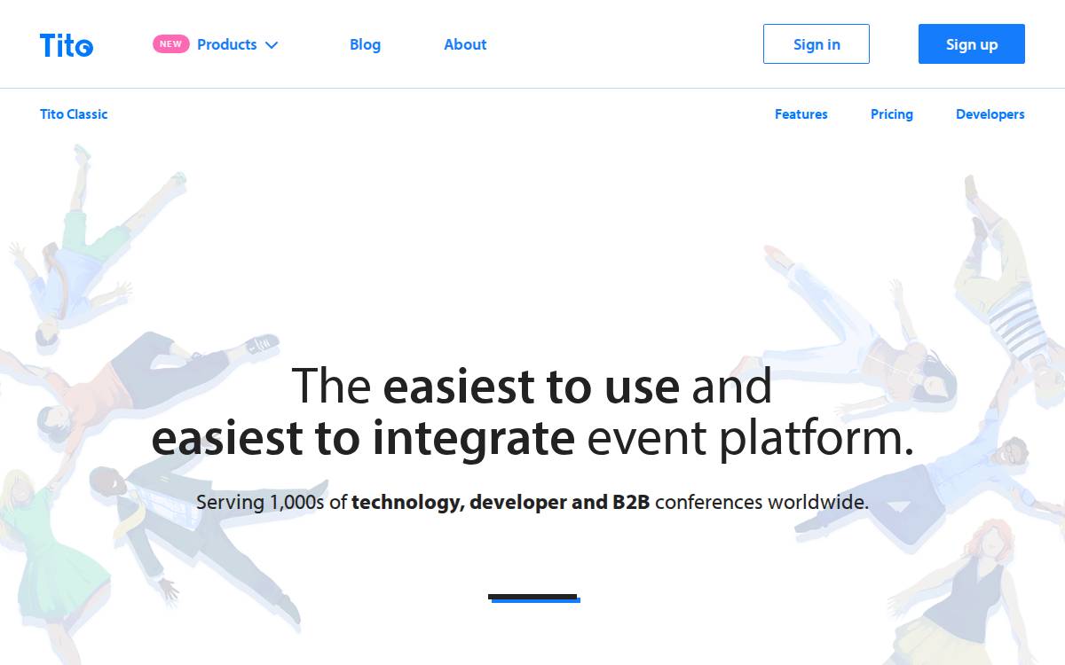 Tito website preview