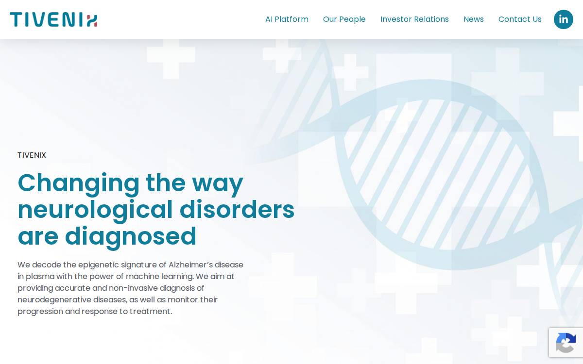 Tivenix website preview