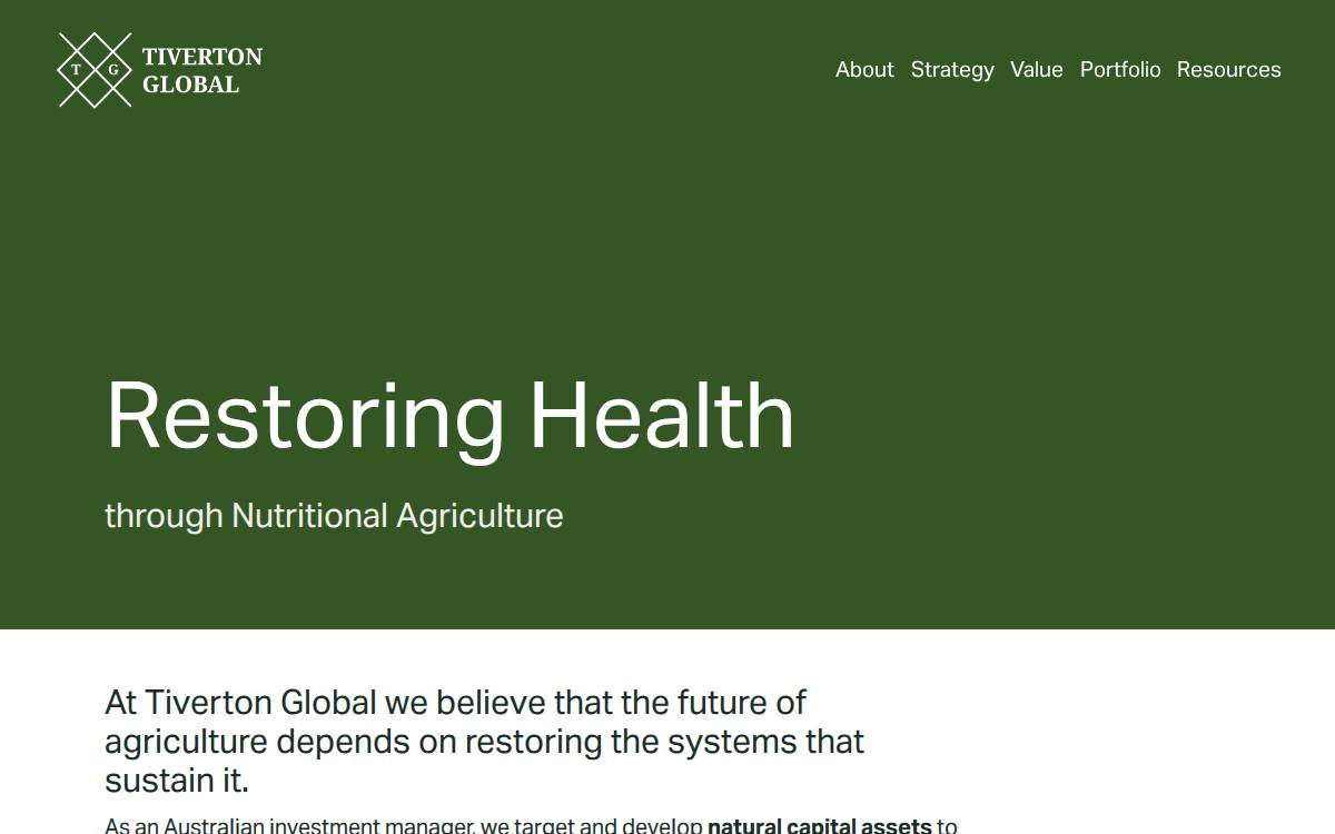 Tiverton Rothwell.Com website preview
