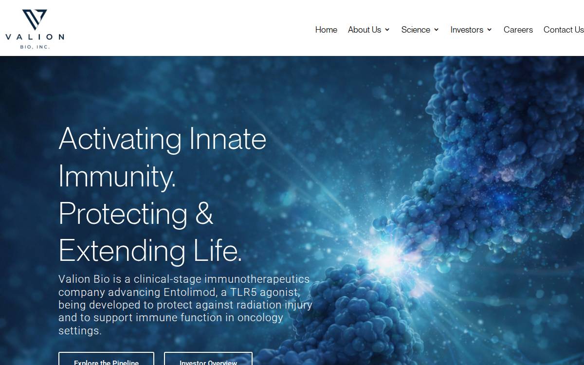 Tivic Health Systems website preview