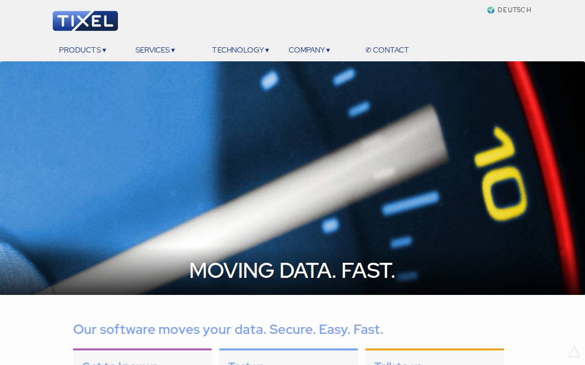 Tixel website preview