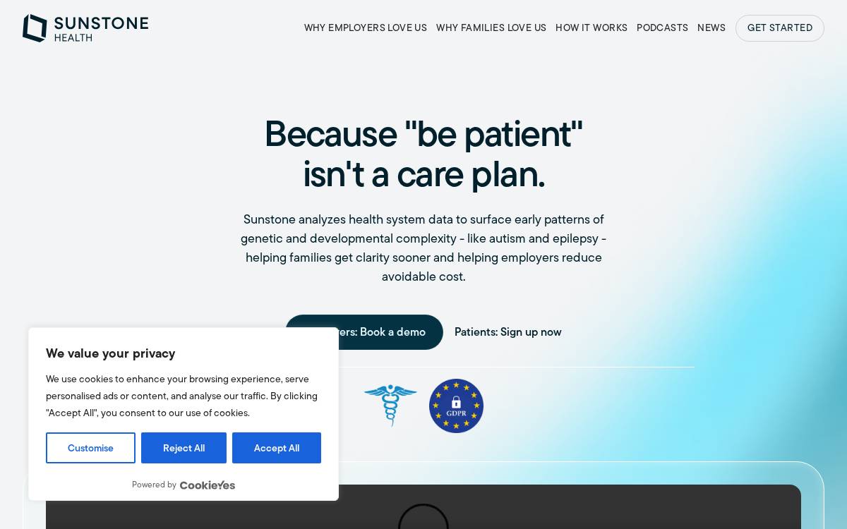 TMA Precision Health website preview