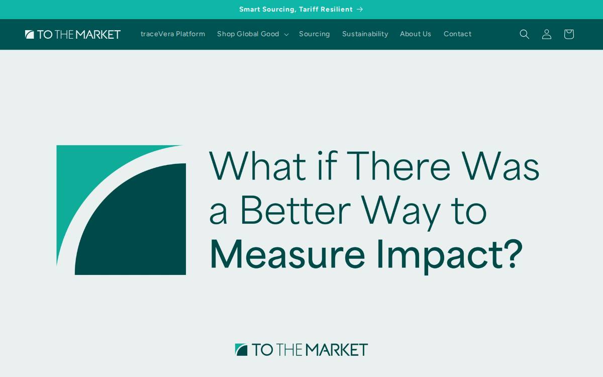 TO THE MARKET website preview