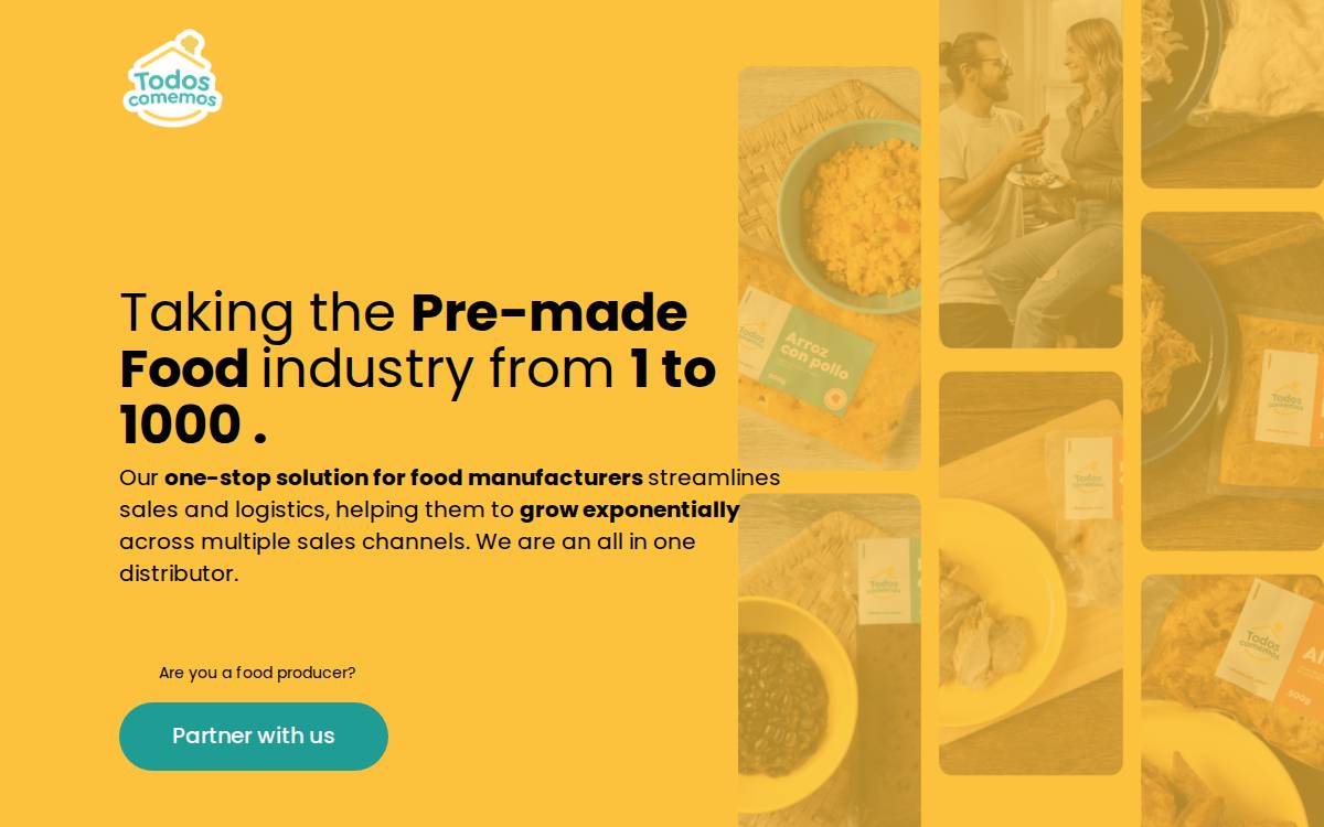 Todos Comemos website preview