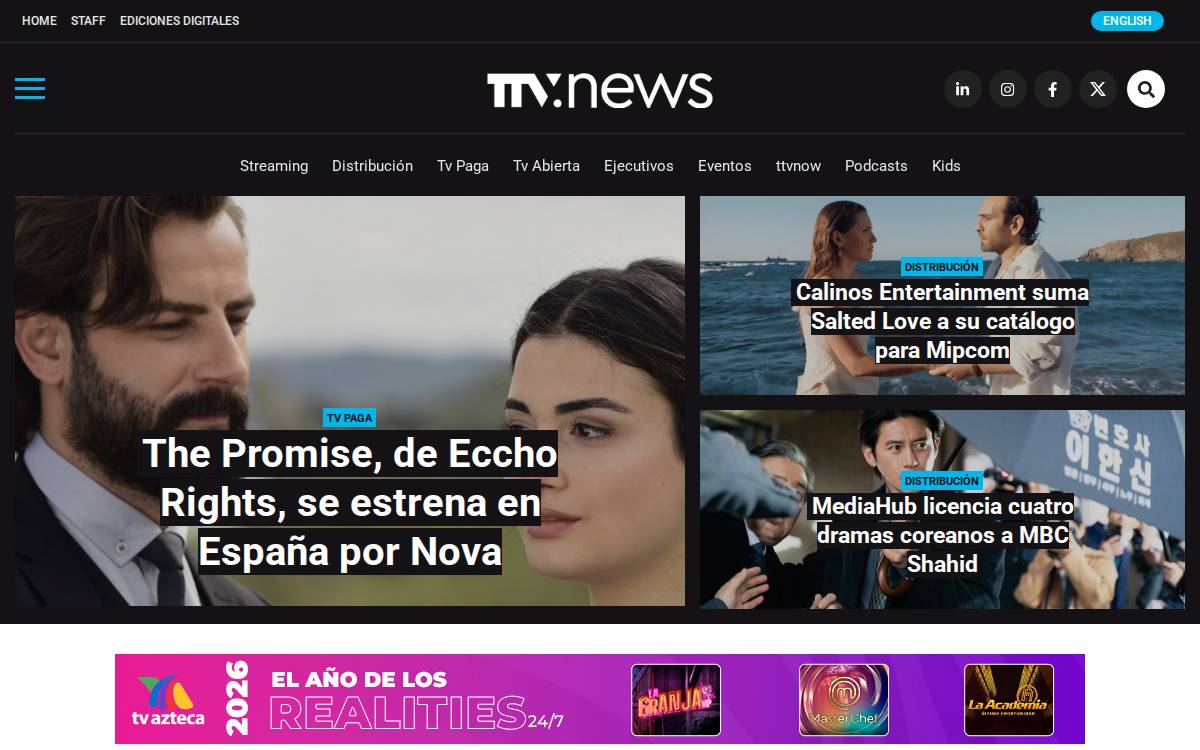 Todotvnews website preview