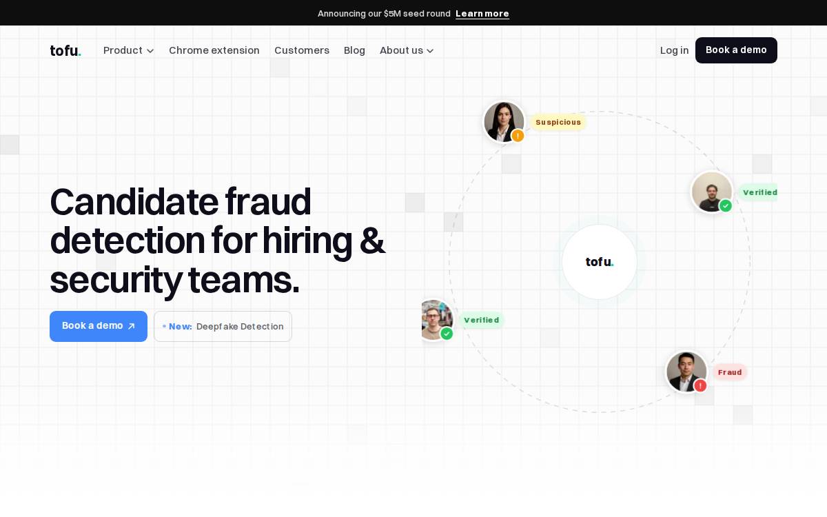tofu website preview