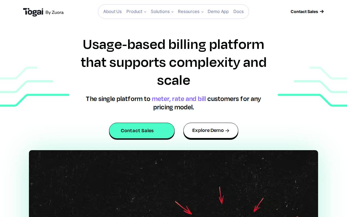 Togai website preview