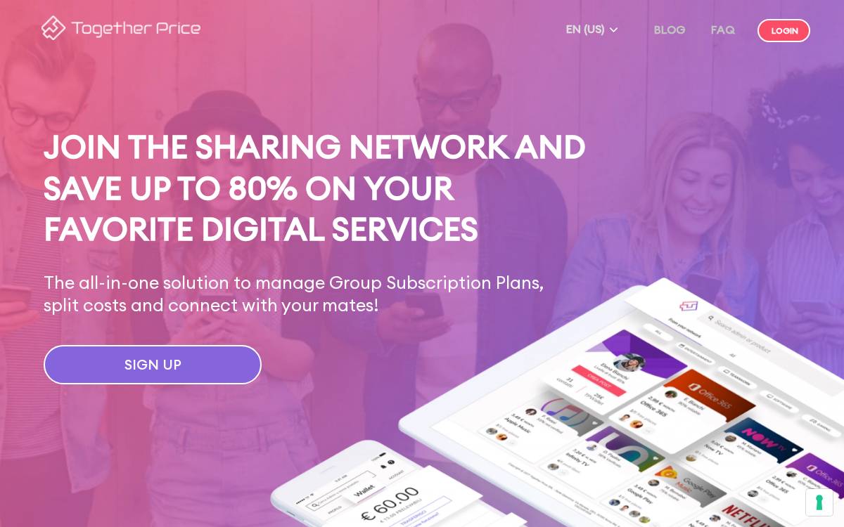 Together Price website preview