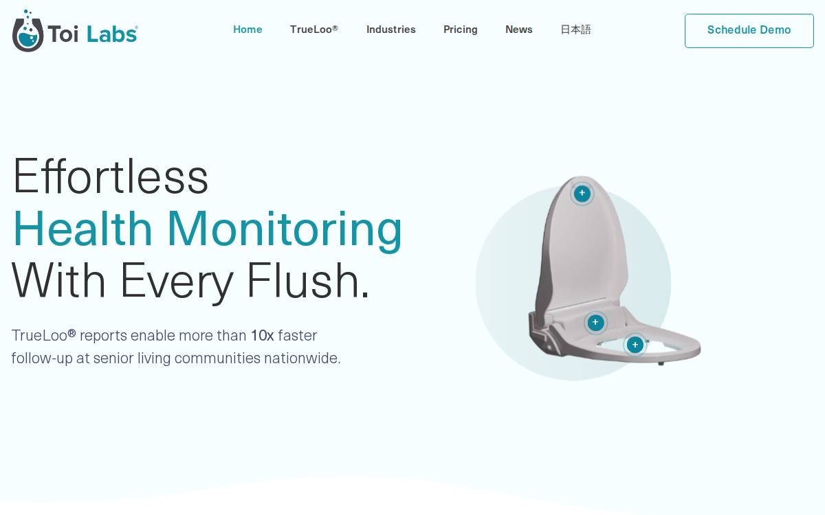 Toi Labs website preview