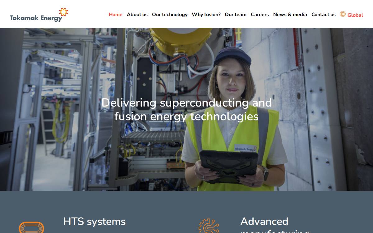 Tokamak website preview