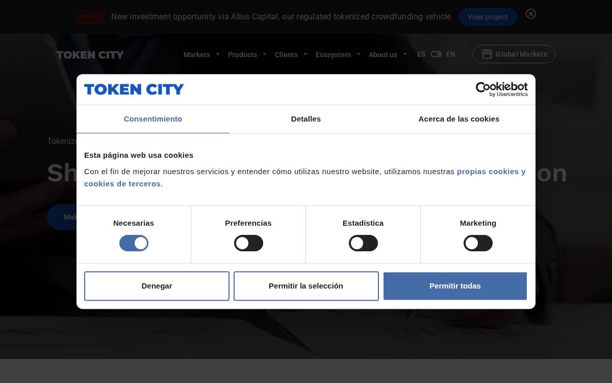 Token City website preview
