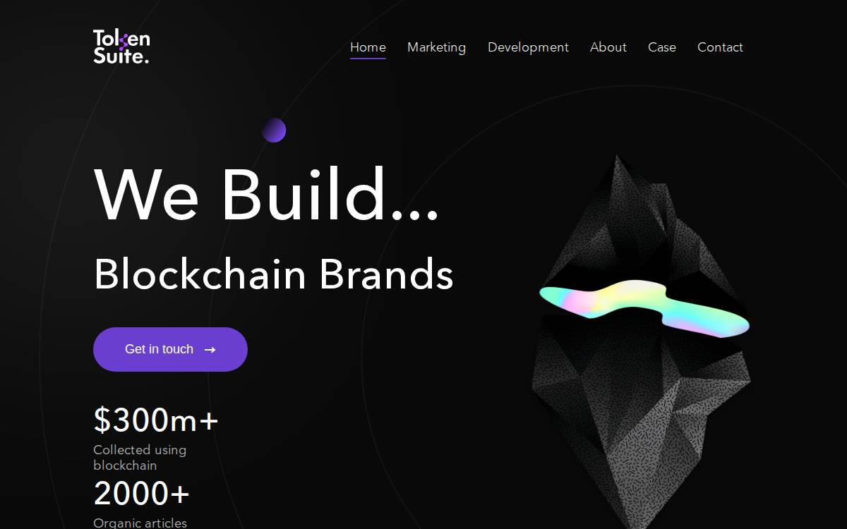 Token Suite website preview