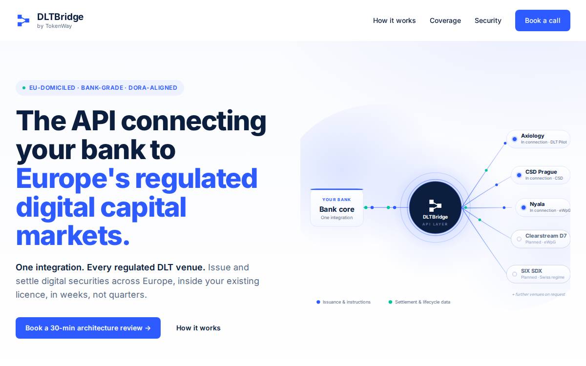 Tokenway website preview