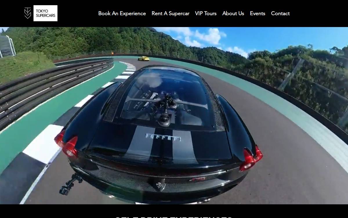 Tokyo Supercars website preview