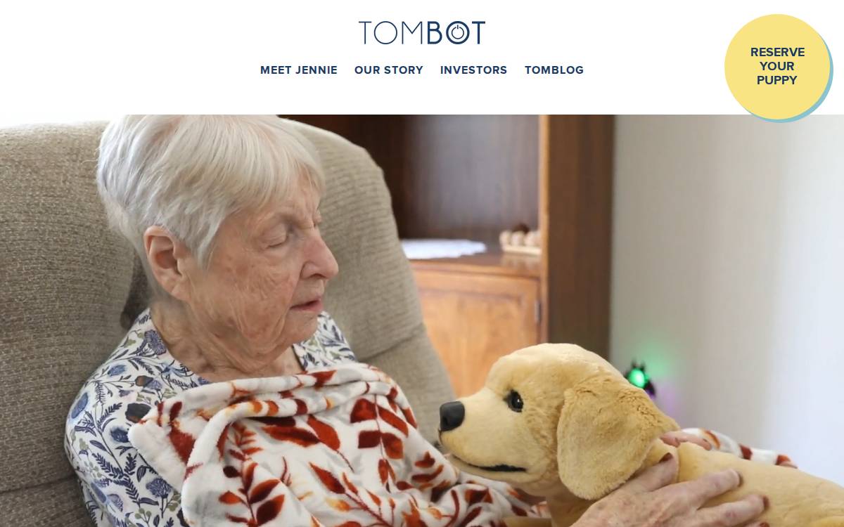 Tombot website preview