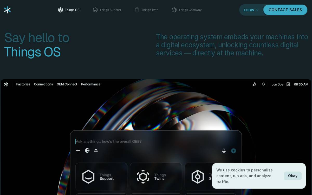 Tomorrow Things website preview