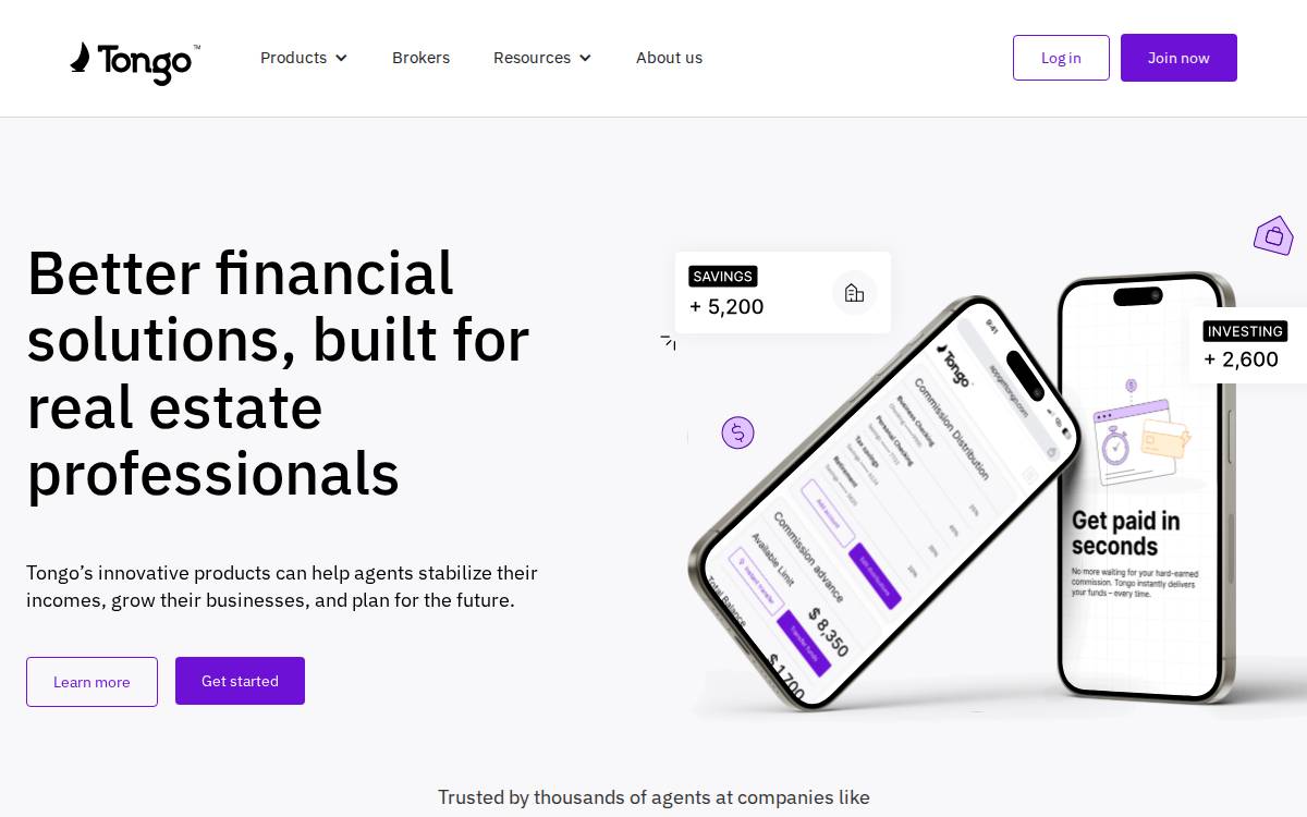 Tongo site website preview