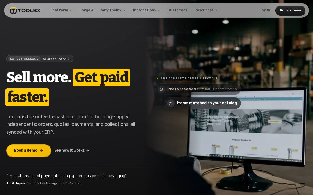Toolbx website preview