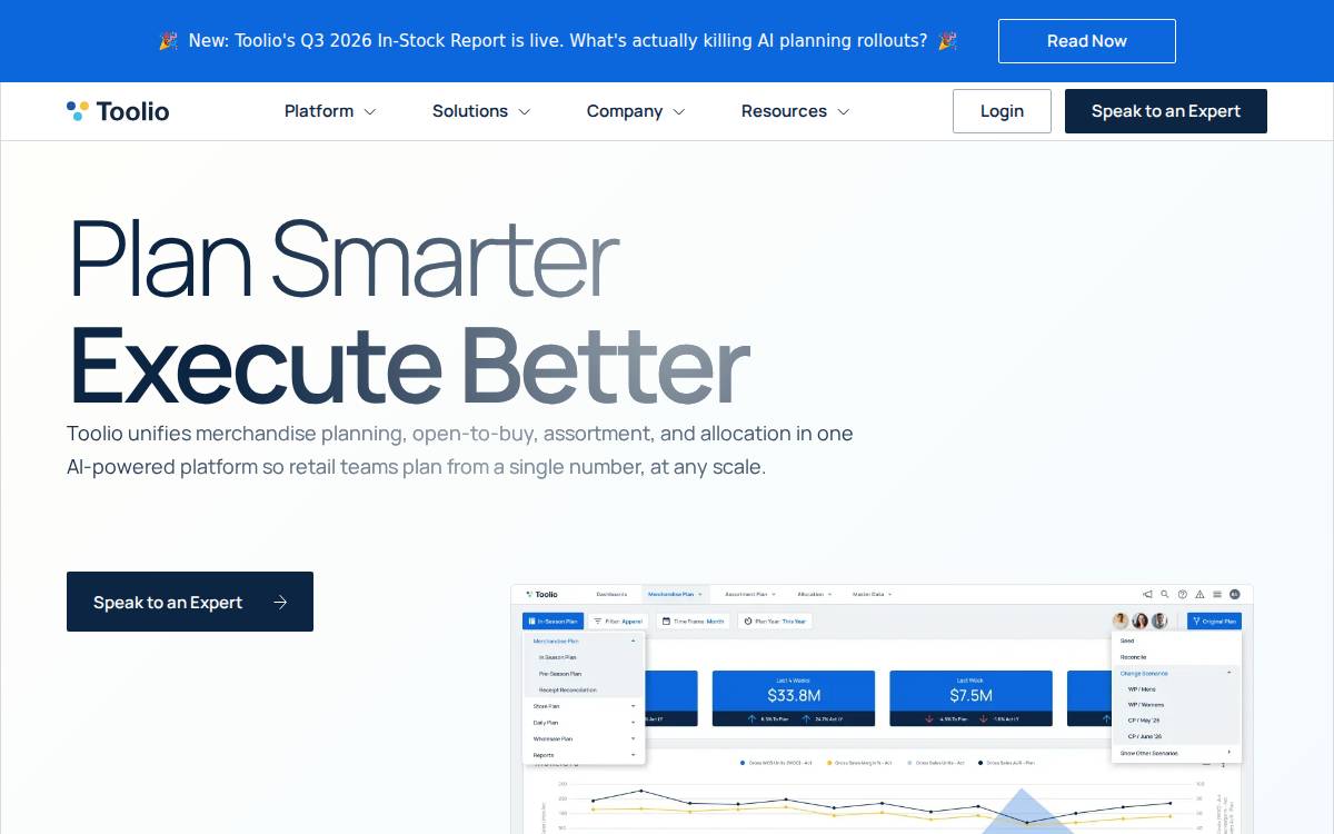 Toolio website preview