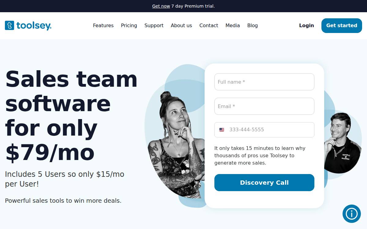 Toolsey website preview