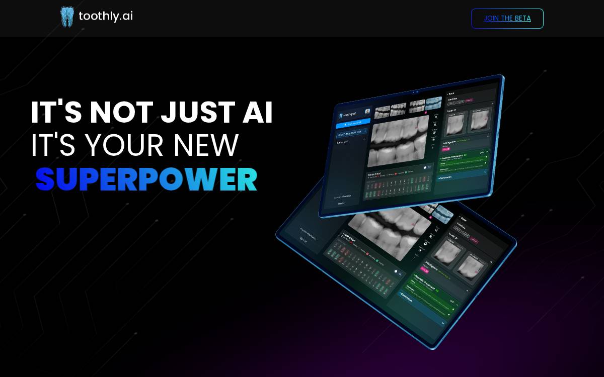 Toothly AI website preview