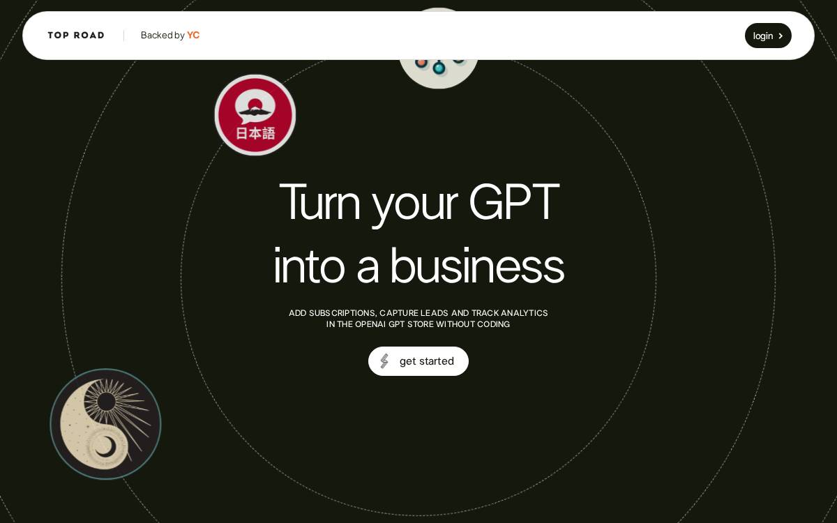 Top Road website preview