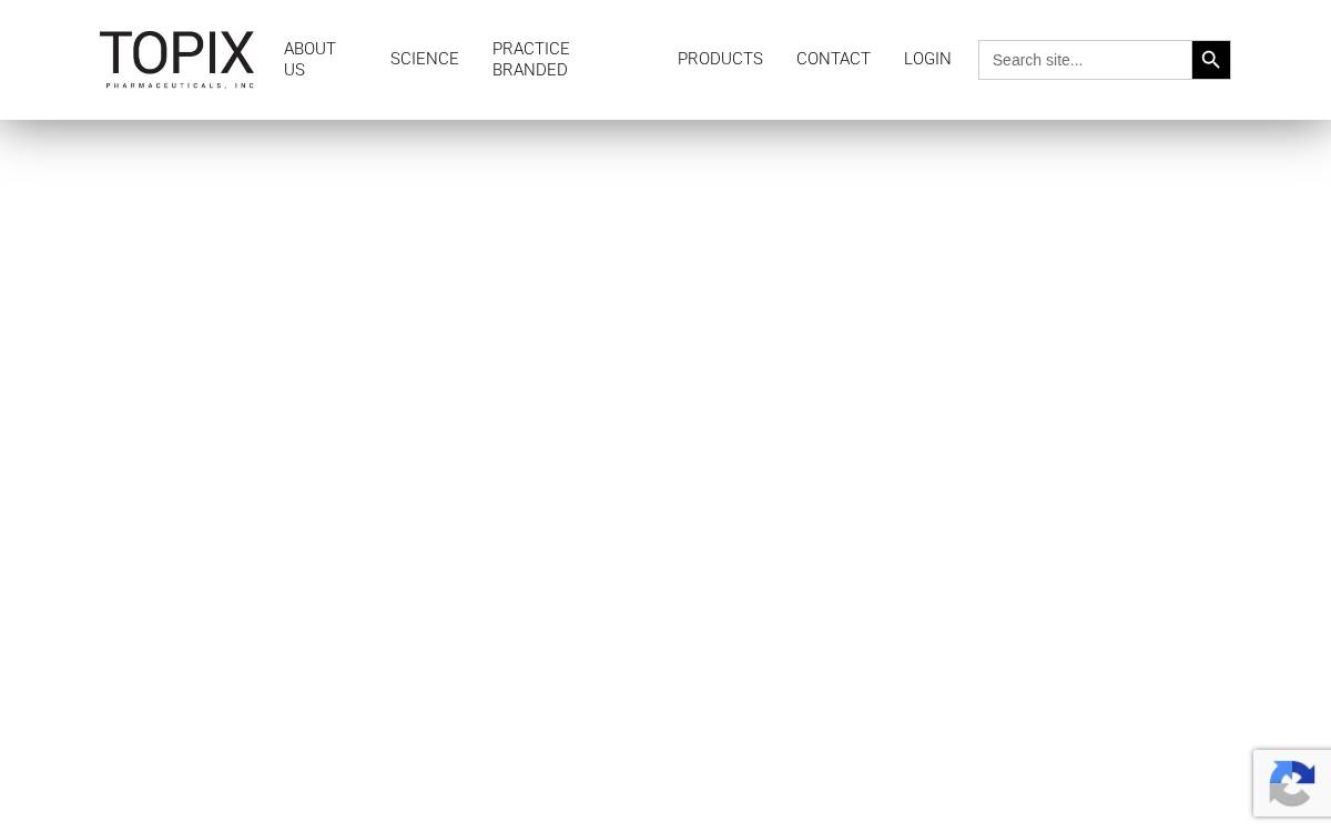 Topix Pharmaceuticals, Inc. website preview