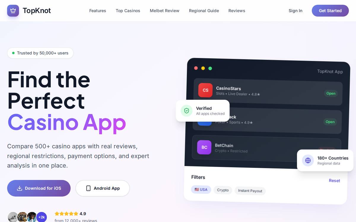 TOPKNOT website preview
