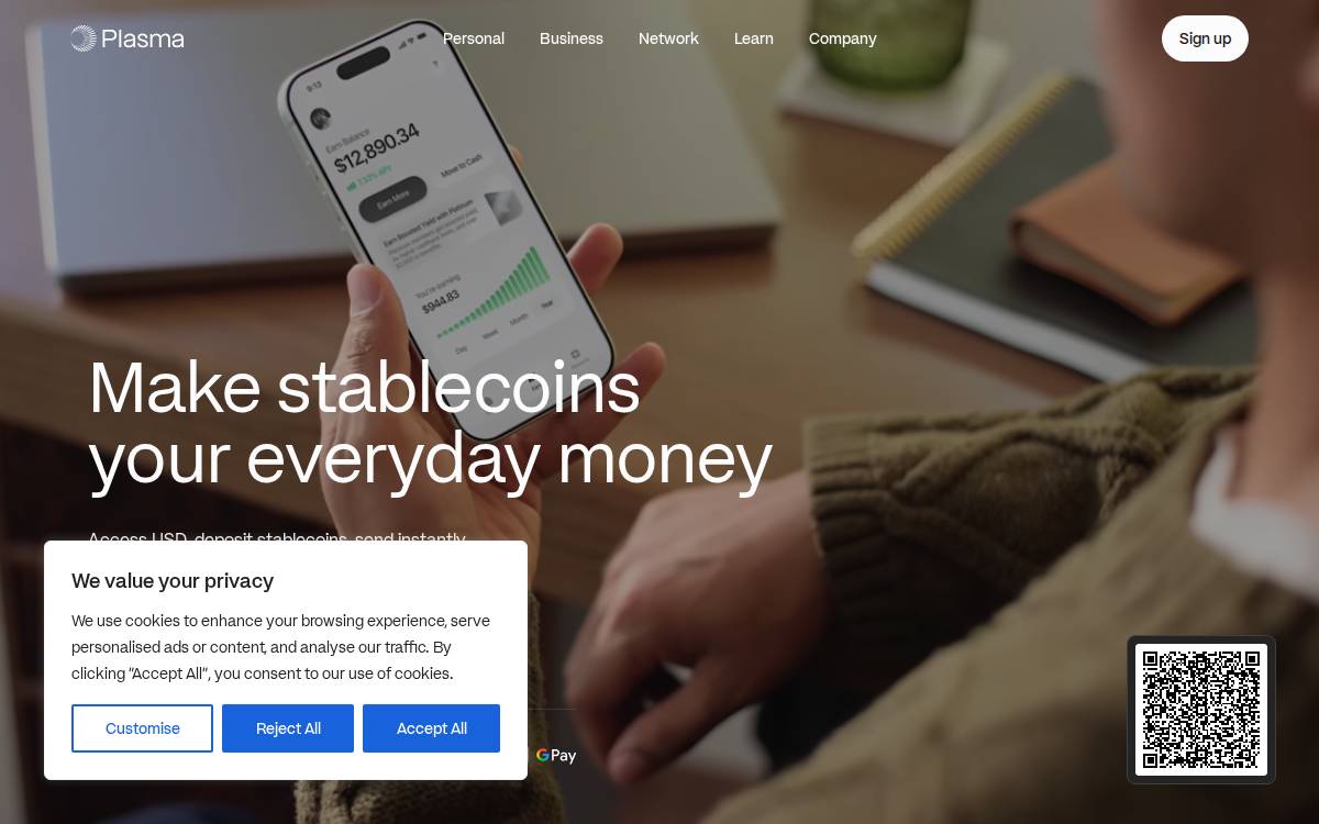 Topl (Now Plasma) website preview
