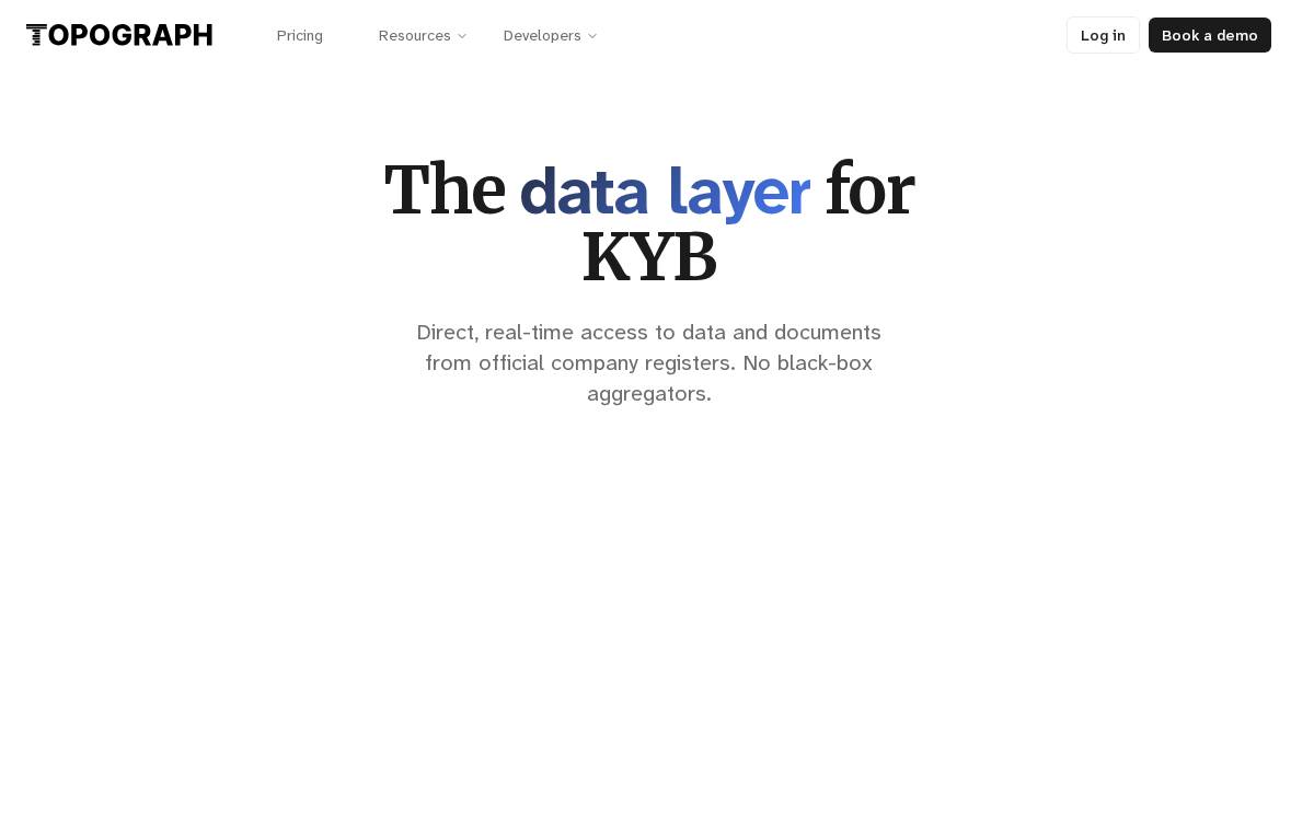 Topograph website preview