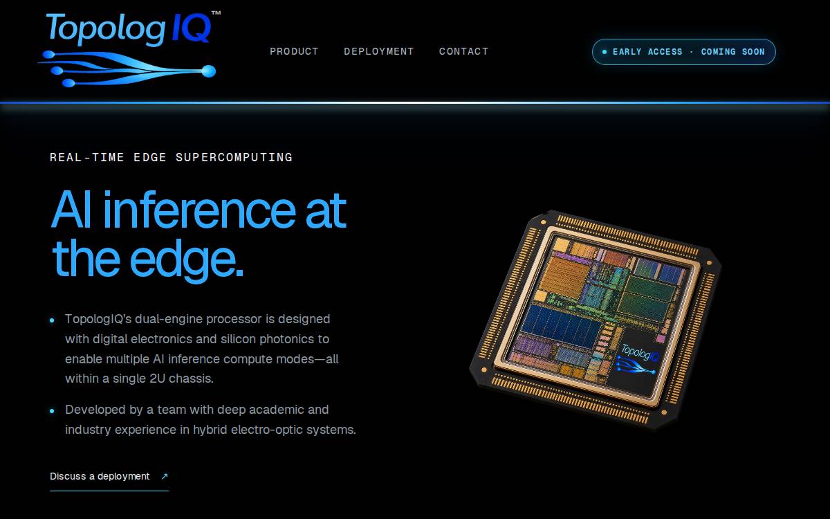 TopologiQ website preview