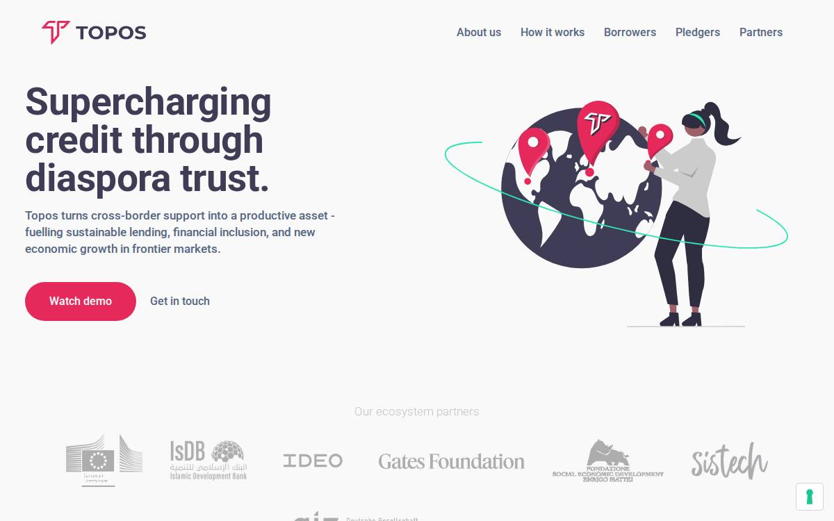 Topos website preview