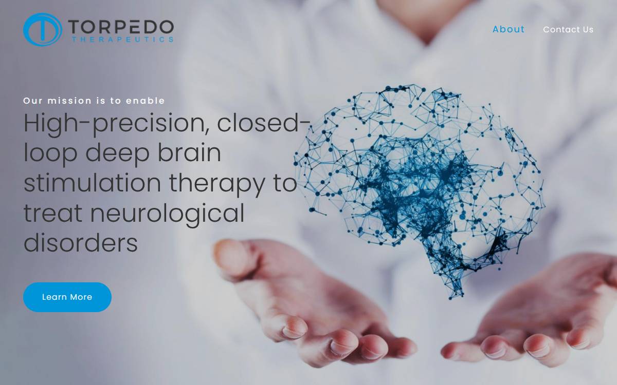 Torpedo Therapeutics website preview