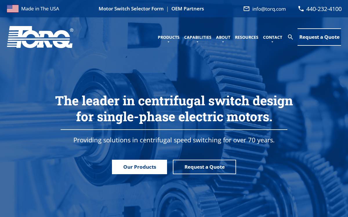 Torq website preview