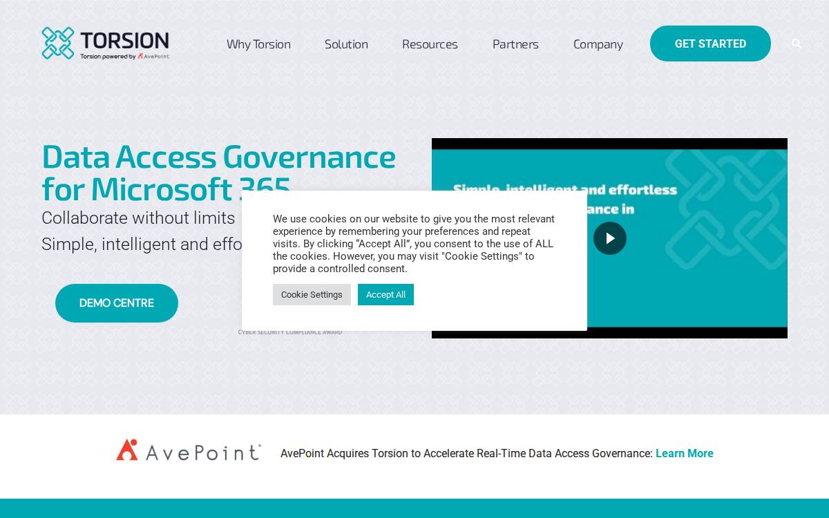 Torsionis website preview
