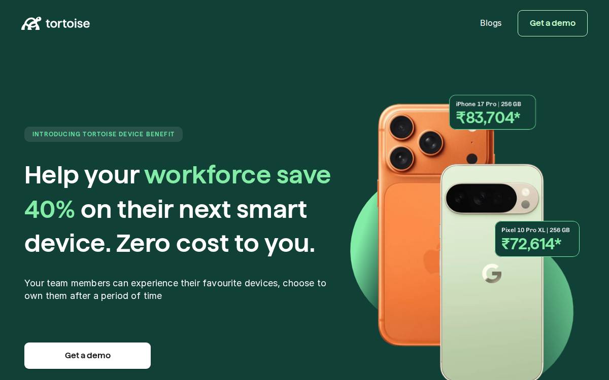 Tortoise website preview