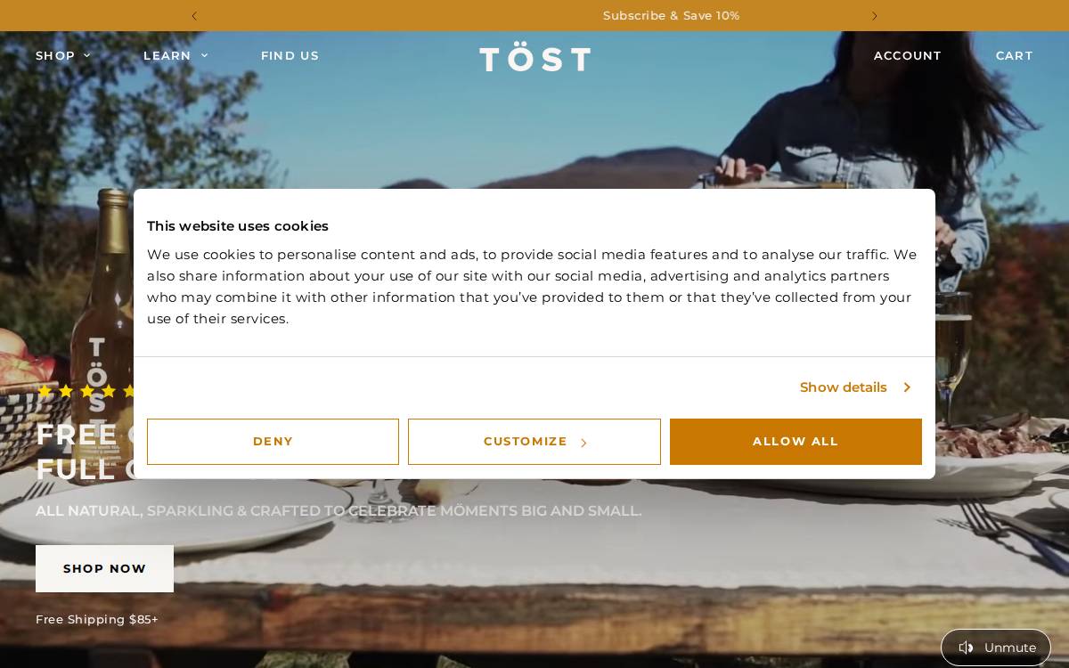 TOST website preview