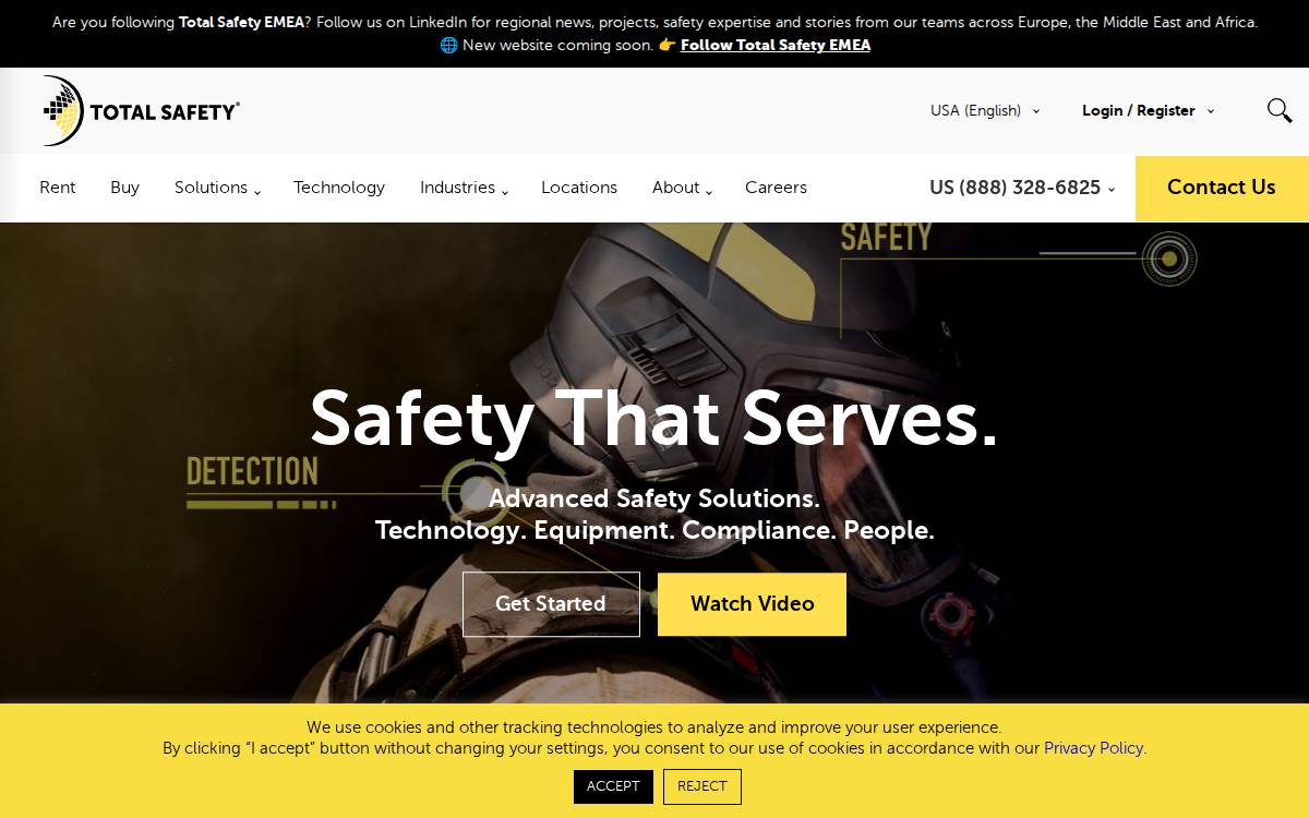 Total Safety website preview