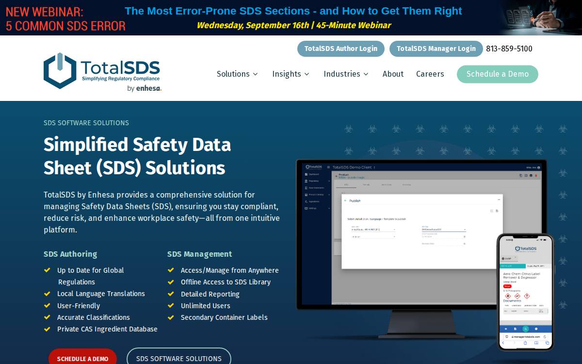 Totalsds website preview