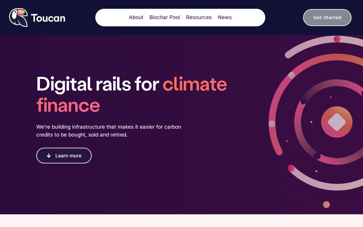 Toucan website preview