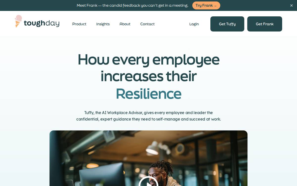 Tough Day website preview