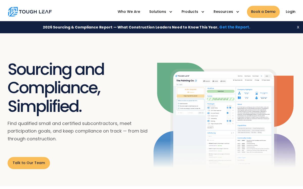Tough Leaf website preview